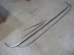 1967 AMC Rambler 2 door sedan rear window exterior trim molding set stainless - Picture 1 of 4