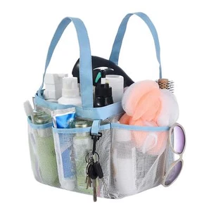 Haundry Mesh Shower Caddy Tote Large College Dorm Bathroom Caddy Organizer wi... - Picture 1 of 7