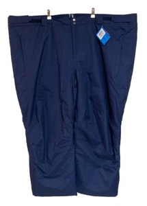 Men’s Columbia Bugaboo IV Ski Pants Omni-Tech Blue 6XL Short NWT Snow - Picture 1 of 17