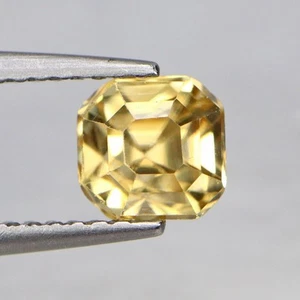1.82 Cts_Fantastic Diamond Sparkle_100% Natural Unheated Yellow Zircon_Srilanka - Picture 1 of 6