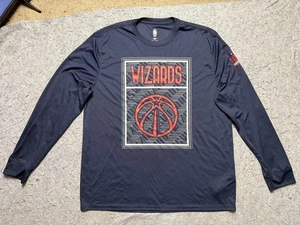 Washington Wizards Shirt Herren 2XL Navy Blau NBA Basketball Langarm Grafik - Bild 1 von 11