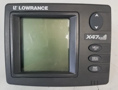 Lowrance X47 EX Sonar Fishfinder FOR PARTS OR REPAIR - Image 1 of 4