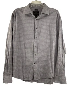 Jos A Bank Reserve Tailor Fit Cashmere Blend Button Down Shirt Men's Large - Picture 1 of 6
