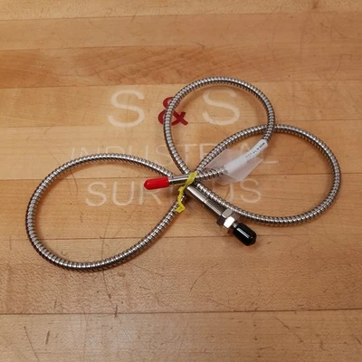 IFM/Efector E20823 Fiber Optic through Beam Sensor Cable, Stainless Steel - NEW - Image 1 of 4