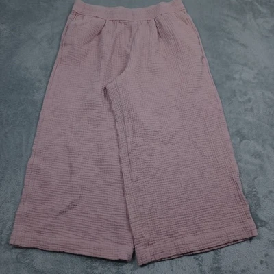 Madewell Pants Womens Large Petite Pink Gauze Wide Leg Pull On - Image 1 of 4