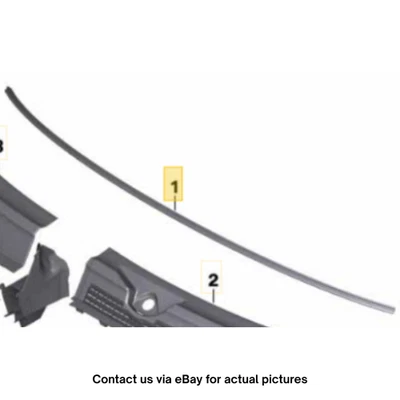 Tira de sellado de capó parabrisas Mini Cooper 2007-2015 OEM 51312756196 Foto 1 de 4