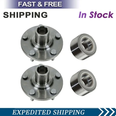 Комплект из пары передних левых и правых ступиц и подшипников колес для 04–17 Toyota Camry 5 зажимов - Изображение 1 из 4