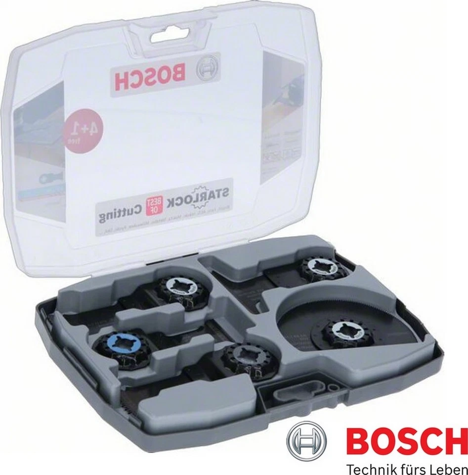 BOSCH Sägeblatt Multi-Funktionswerkzeug Starlock Set 5 tlg. Holz Metall Cutter - Bild 1 von 1