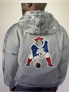 Chaqueta Para Hombres New England Patriots Starter Gris Retro Cremallera Completa L LRG NUEVA CON ETIQUETAS $199 - Imagen 1 de 13