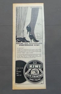 PUB PUBLICITE ANCIENNE ADVERT CLIPPING 220517 / CIRAGE POUR CHAUSSURES KIWI - Picture 1 of 1