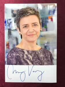 Autogramm MARGRETHE VESTAGER-Politik DÄNEMARK-Radikale Venstre (DV)-signed-Foto - Picture 1 of 2