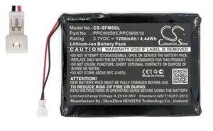 Batterie 1200mAh type PPCW0505 PPCW0508 PPCW0510 Pour Cowon iAudio X5L (20GB) - Photo 1 sur 1
