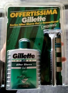 GILLETTE Sensor Excel Beard Shaver Not Found Metal LAST PIECES with After Sh - Picture 1 of 3