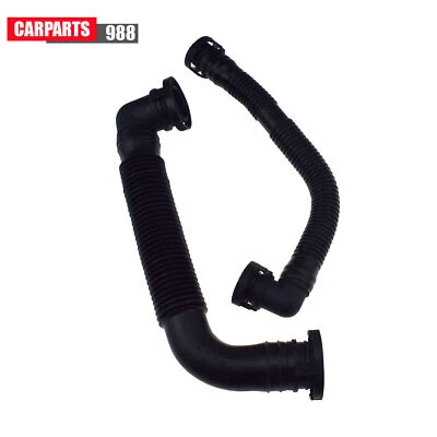 2Pcs Smog Secondary Air Pump Breather Hose For Audi A4 Touareg Golf 06A131127L - Image 1 of 4