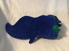 Folkmanis Folktails Green Frog Blue Tadpole Reversible Flip 10” Long Toy Stuffed