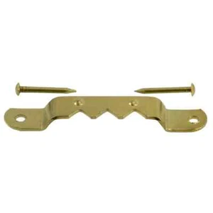 HARDWARE HOUSE PICTURE HANGERS-LEVELING BRIGHT BRASS 6 EACH HH51-7789 - Picture 1 of 3