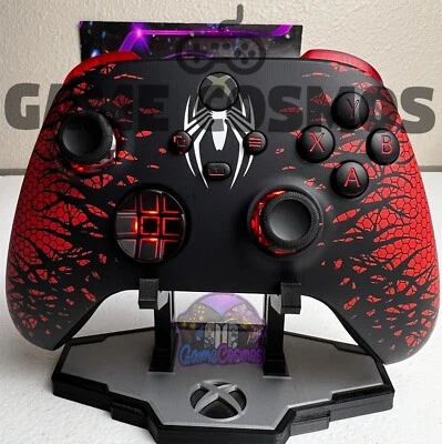 Marvel Spiderman Venom - RGB LED - Custom Wireless Controller For Xbox Or PC - Image 1 of 4