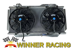 Alloy Radiator+Fan w/Mountings For LOTUS ELAN +2 SERIES 3 & 4 1963-1974 Kühler - Picture 1 of 8