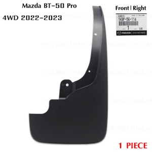 Front Rh Mud Flaps Splash Guard For Mazda BT-50 Hi-Racer 4x4 BT50 2022 - 2023 - Picture 1 of 9