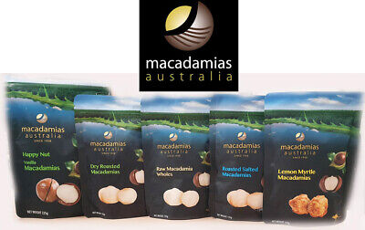 Macadamia Happy Nut Vanilla/Roasted/Honey/Lemon/Chocolate/Salted Best 7 Flavors • 9.50$