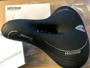 New Wittkop Comfort Gel Bike Seat, Soft Padded Bicycle saddle - Picture 1 of 6