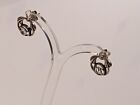 Sterling Silver earrings Macintosh rose style