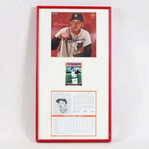 Al Kaline Signed Card Aurora Vision Display Tigers - COA JSA - Picture 1 of 7