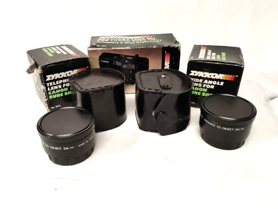 Zykkor Auxilliary Lens Set for Canon Sure Shot AF35M Wide Angle, Telephoto K180 - Image 1 of 4