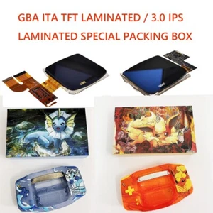 GBA Premium LLY Custom Gift Box GAMEBOY Premium IPS LCD 3.0TFT/IPS Shell uv - Picture 1 of 26