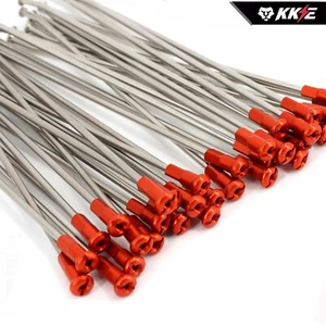 KKE 18" OEM Size Rear Spoke Orange Set for KTM SX EXC XCW XC-F Wheel Rim Bike - Picture 1 of 12