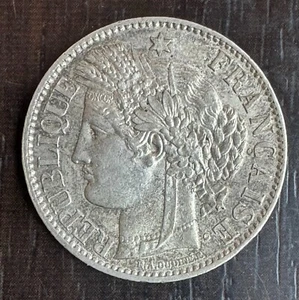 Third Republic 1871-1940 - 2 Francs 1887 in Paris - Picture 1 of 2