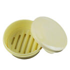 Portable Bathroom Travel Round Soapbox Plate Soap Dish Box Case Holder Container