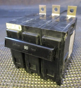 EATON CUTLER HAMMER BAB3090H 3-P 90A 240V BOLT ON CIRCUIT BREAKER *SAMEDAY SHIP* - Photo 1/6