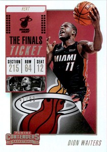 2018-19 Panini Contenders The Finals Ticket #100 Dion Waiters /99