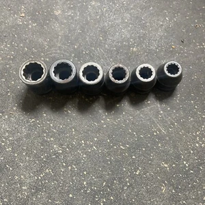 3/4" drive Snap-on  Impact Socket Set Lot 5/8"-1 " Lot of 6 IMd202-322 VTG Rare - Bild 1 von 10