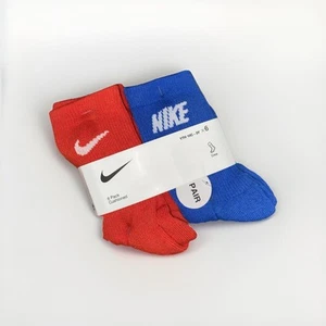 Nike Boys Cushioned Crew Socks Red White Blue 10c-3y - Picture 1 of 5
