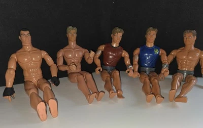 Vtg GI Joe Action Figures 12" Hasbro Lot of 5 Army Military '98/'99 Collectable - Image 1 of 4