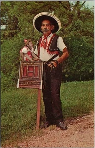 Vintage Florida Advertising Postcard "JOSEPH LOPEZ THE ITALIAN ORGAN GRINDER" - Picture 1 of 2