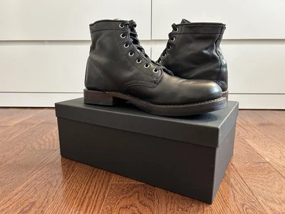 FRYE John Addison Lace-up Ankle Leather Boots Made in USA Men's - Size 9 - Image 1 of 4