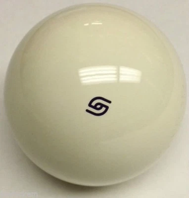 Aramith PURPLE LOGO "Coin Op" Cue Ball - Duramith Magnetic Cue Ball FREE SHIP