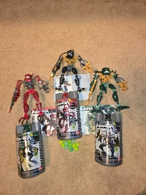 LEGO Bionicle Piraka Lot (8900 Reidak, 8901 Hakann, 8903 Zaktan) – Complete - Image 1 of 3