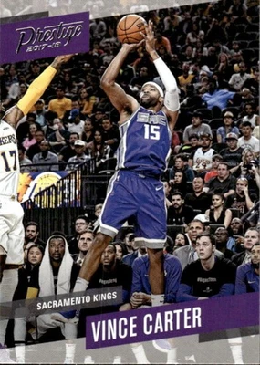 2017 PANINI PRESTIGE VINCE CARTER 58 MINT BASKETBALL SACRAMENTO KINGS - Image 1 of 2