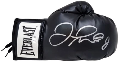 Floyd Mayweather Jr. Auto Black Everlast Glove Right Hand In Silver Beckett Wit - Image 1 of 4
