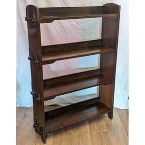 Antique Edwardian Arts and Crafts Pegged Oak Bookcase by Wylie and Lochhead - Picture 1 of 9