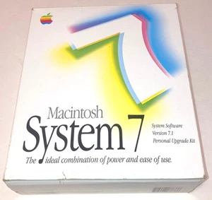 Apple Mac Macintosh System 7 Software Operating System Version 7.1 Vintage - Photo 1/10