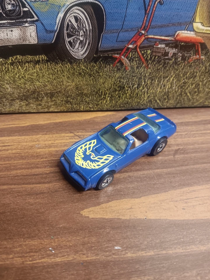 Hot Wheels 1977 esmalte azul Hot Bird restaurado  Foto 1 de 4