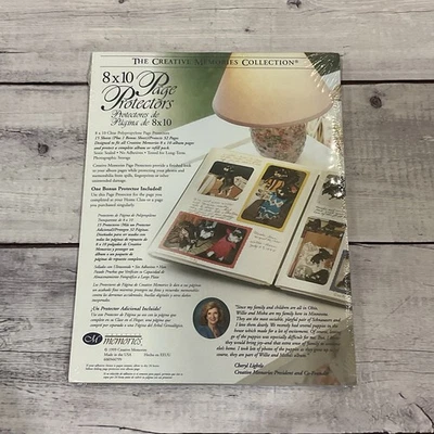 Creative Memories 8 X 10 Page Protectors 16 Sheets Scrapbooking  - Image 1 of 4