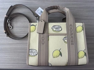 NWT Coach Smith Tote Crossbody Bag 24 With Lemon Print Garden Glade Multi CAR79 - Picture 1 of 9