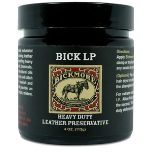 Leather Conditioner, Scratch Repair Bick LP 4oz - Heavy Duty LP Leather Prese... - Picture 1 of 8