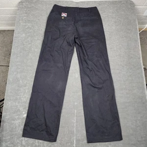 Pantalones originales vintage Ben Davis para hombre 31 negros ropa de trabajo pierna recta duraderos - Imagen 1 de 8